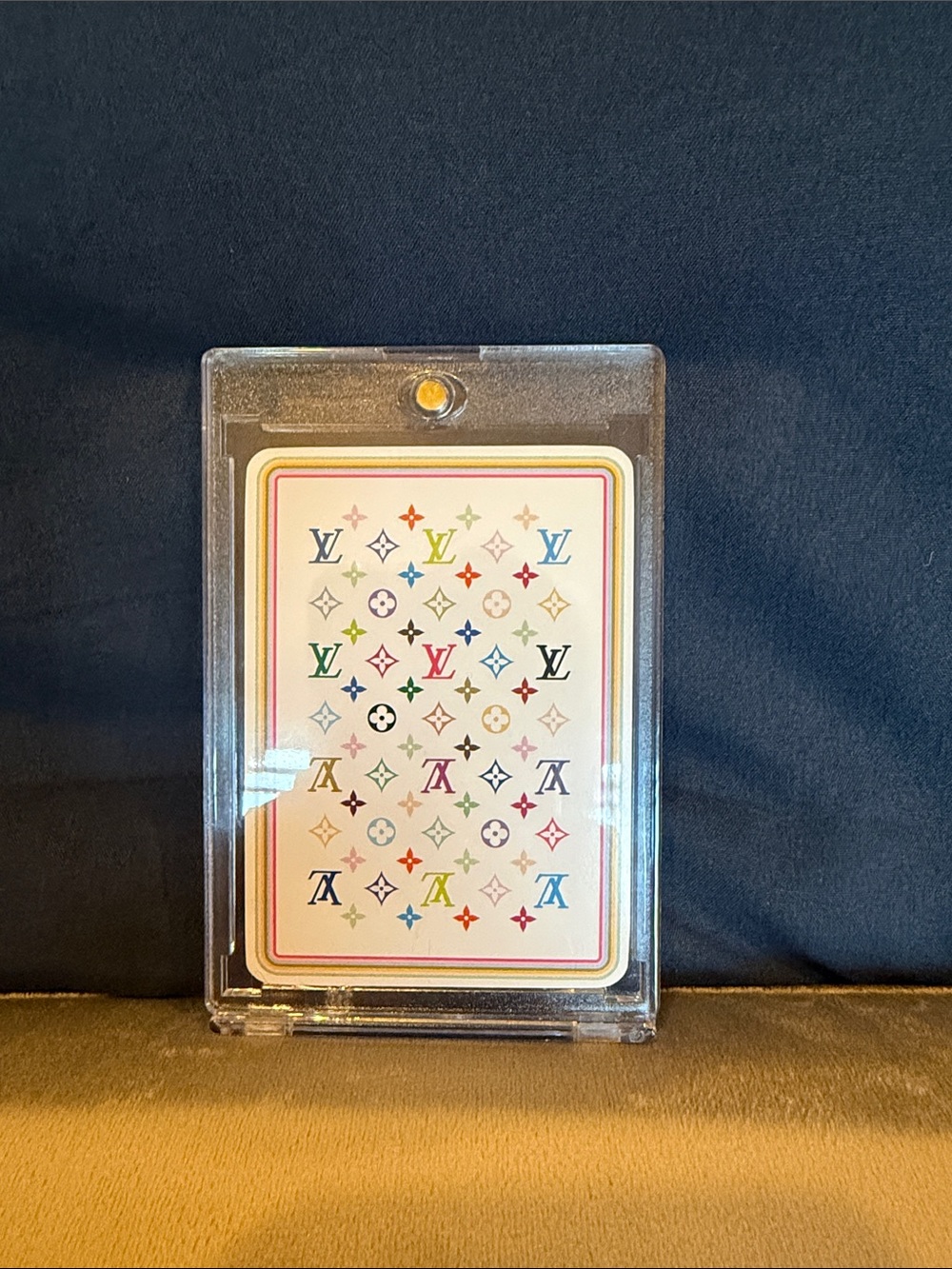 Louis Vuitton White Multicolor Monogram Murakami Joker Playing Card With Case